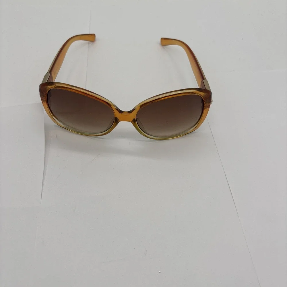 Women's Vintage Franco Sarto  Sunglasses Cats Eye Large Amber Colored